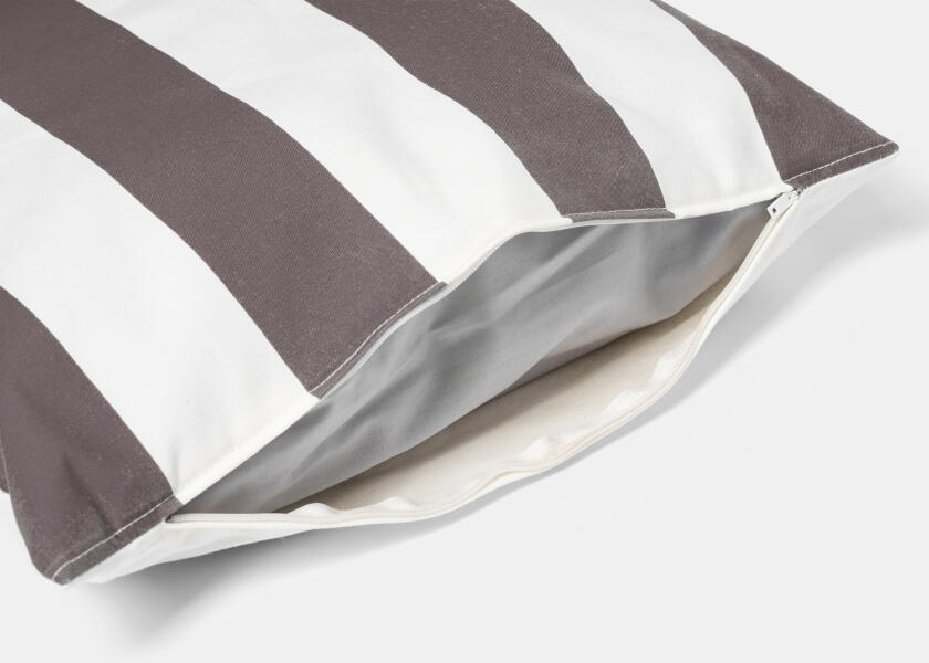 Купить Kapok Decorative Cushion / anthracite / wide stripes 57398-bvs 7ft.ru в интернет магазине Семь Футов