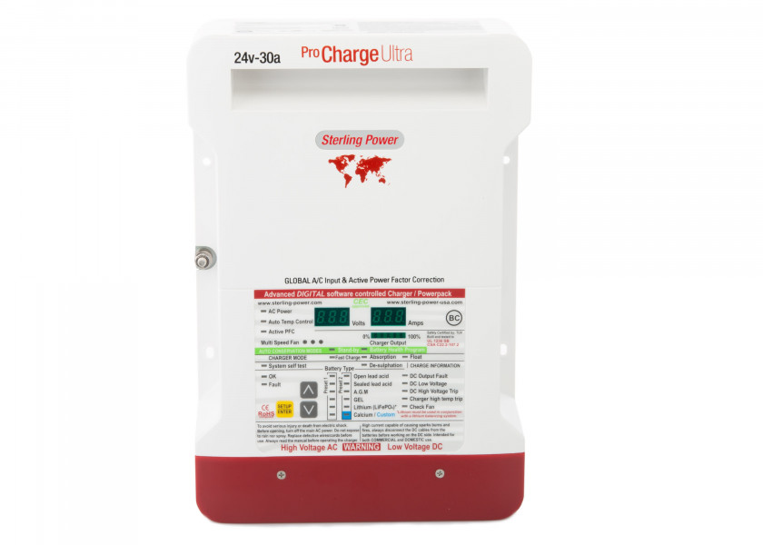 Купить Зарядное устройство Sterling Power Pro Charge Ultra PCU2430 30А 24В 315x215x90мм 3 выхода 7ft.ru в интернет магазине Семь Футов