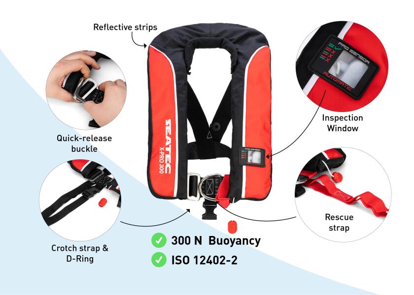 Купить SEATEC 99014 Спасательный жилет X-PRO 300 / 300 Н 7ft.ru в интернет магазине Семь Футов