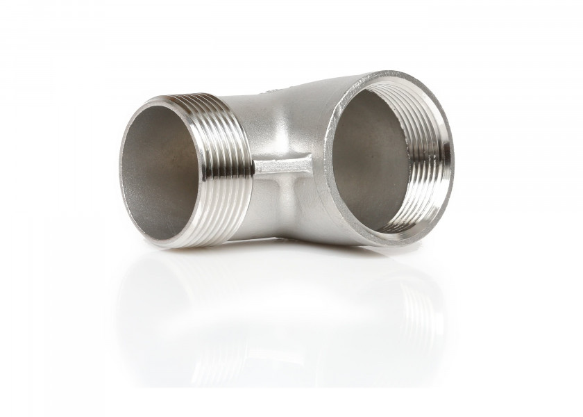 Купить Pipe elbow / female thread - male thread / 90° / stainless steel 34707-bvs 7ft.ru в интернет магазине Семь Футов