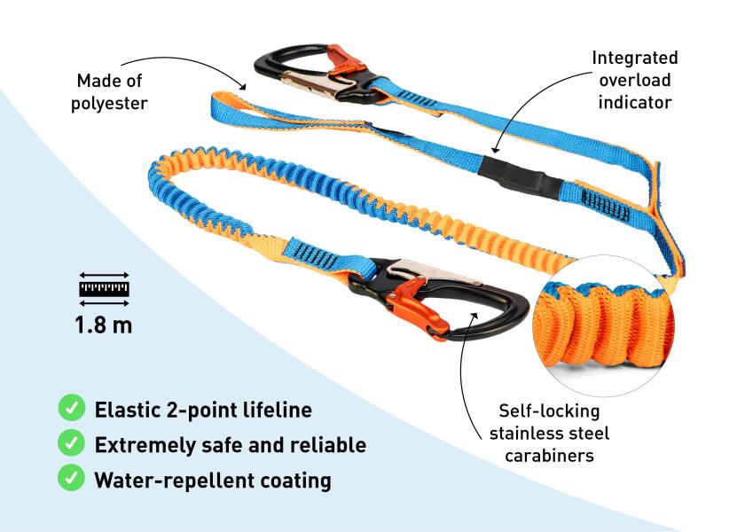 Купить Spinlock DW-STR/3L/C Performance Safety Line Link Клип Черный Black 7ft.ru в интернет магазине Семь Футов