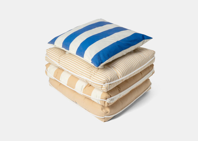 Купить Kapok Single Cushion / beige / wide stripes 57350-bvs 7ft.ru в интернет магазине Семь Футов