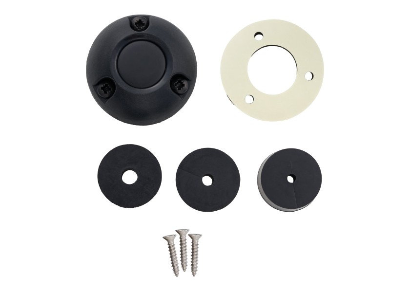 Купить Сальник кабельный водонепроницаемый IP68 Scanstrut DS21B-P-BLK малый 9-14 мм из чёрного пластика 7ft.ru в интернет магазине Семь Футов