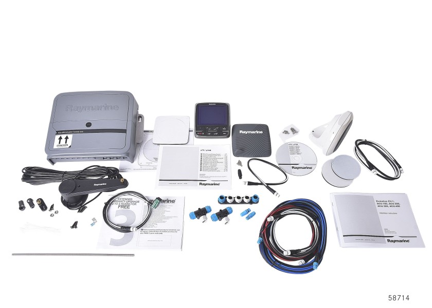 Купить Raymarine T70161 EV-400 Sail Evolution Модули Черный Black No Drive  7ft.ru в интернет магазине Семь Футов
