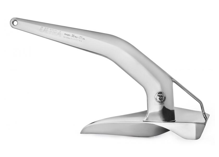 Купить ULTRA MARINE Якорь вкл. Анкерный вертлюг и крюк / нержавеющая сталь / Вес якоря: 27 кг. 7ft.ru в интернет магазине Семь Футов