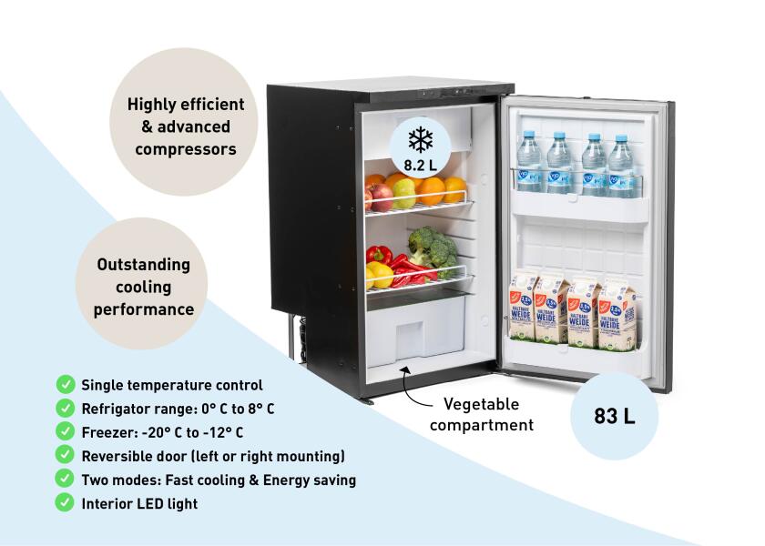 Купить SEATEC JK85X Refrigerator / black 41583-bvs 7ft.ru в интернет магазине Семь Футов