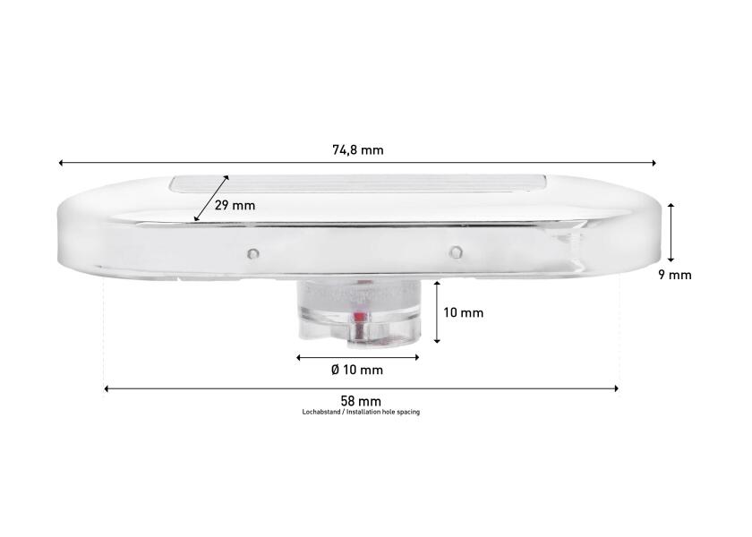 Купить SEATEC LED Stairway Light / chrome-plated / warm white 30481-bvs 7ft.ru в интернет магазине Семь Футов