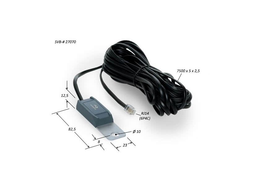 Купить Датчик температуры Dometic PerfectCharge MCA-TS1 9600000099 20 x 10 x 30 мм для зарядных устройств МСА 7ft.ru в интернет магазине Семь Футов