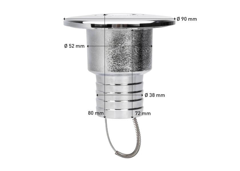Купить BAVARIA Tank Filler Neck / diesel / 38 mm 20535-bvs 7ft.ru в интернет магазине Семь Футов