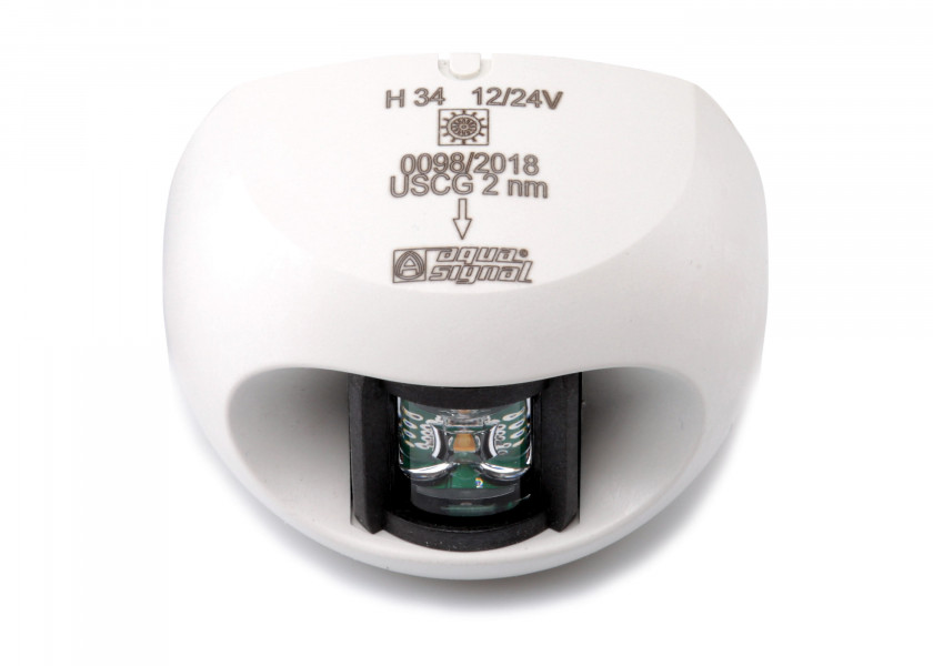 Купить AQUA SIGNAL Series 34 LED Stern Light / white housing 20185-bvs 7ft.ru в интернет магазине Семь Футов