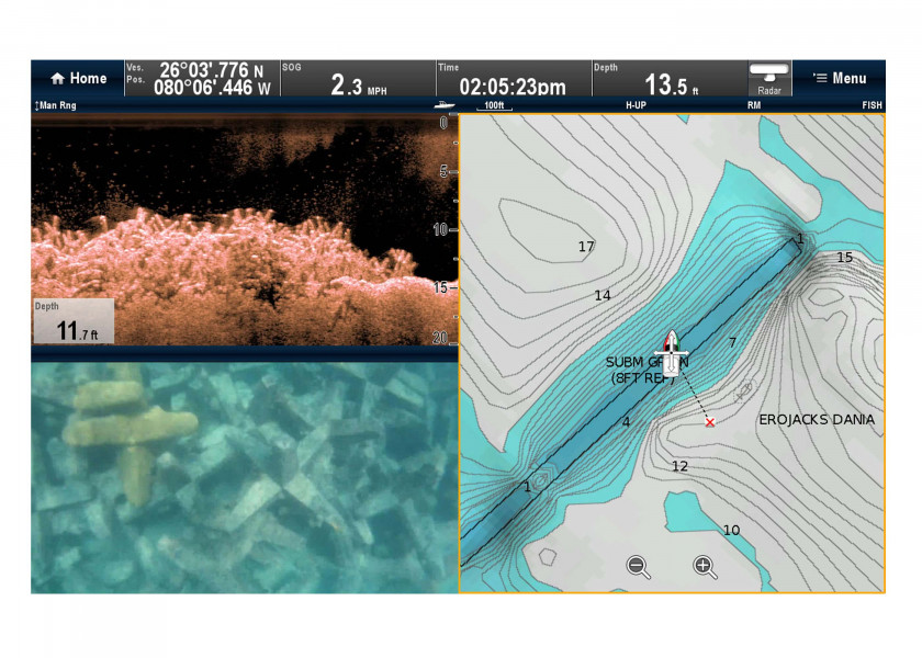 Купить Raymarine E70204 модуль плоттера CP100 CHIRP DownVision Grey 7ft.ru в интернет магазине Семь Футов