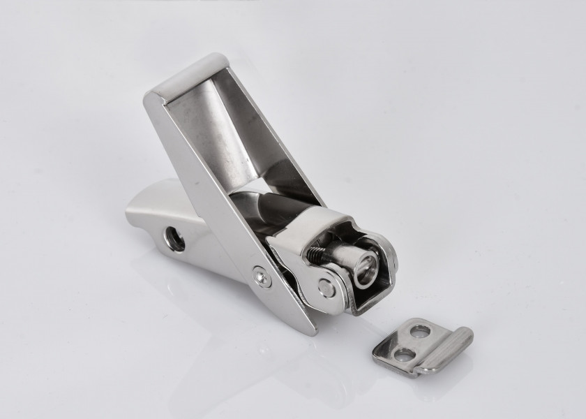 Купить Фиксатор люков из нержавеющей стали AISI 316 Roca 934151 93 - 103 мм с запорным крючком 7ft.ru в интернет магазине Семь Футов