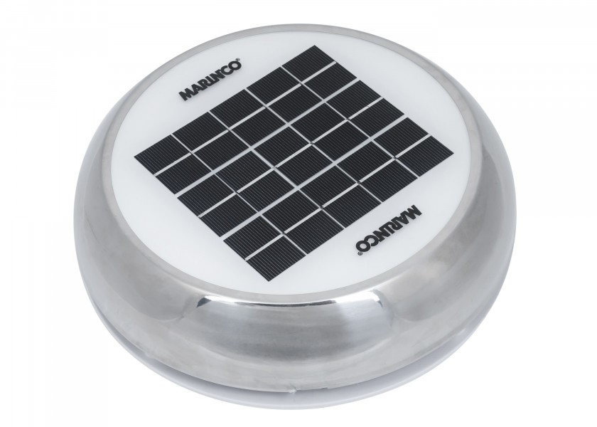 Купить Вентилятор на солнечной батарее Marinco N2080 N20803S 229x135мм 23м³/час 2500мАч 4,8В 24ч нержавеющая сталь/пластик 7ft.ru в интернет магазине Семь Футов