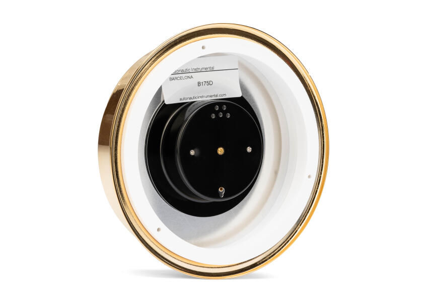 Купить Барометр Autonautic instrumental Indic B175D 175x40мм из позолоченной латуни 7ft.ru в интернет магазине Семь Футов