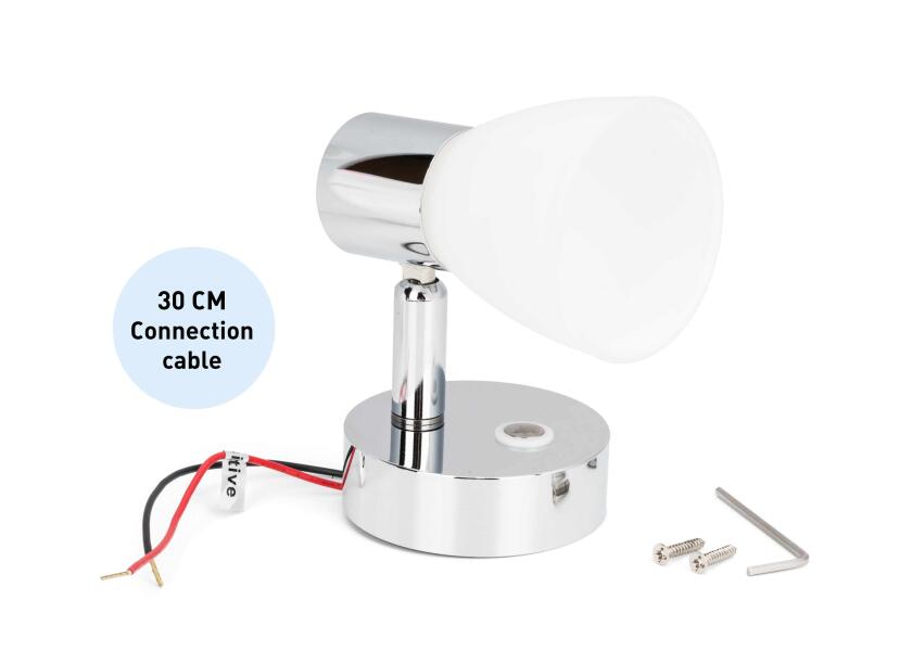 Купить SEATEC LED Reading Light with touch switch and USB-C charging port 31986-bvs 7ft.ru в интернет магазине Семь Футов