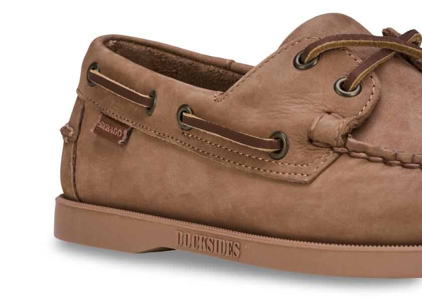 Купить SEBAGO Мужская обувь DOCKSIDES Portland Nubuck/темно-бежевый / Размер обуви: 41,5 7ft.ru в интернет магазине Семь Футов