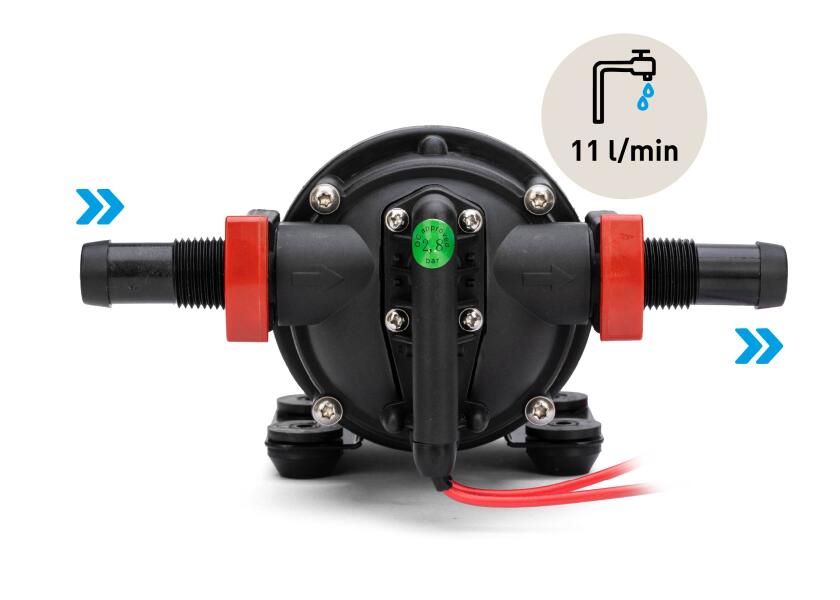 Купить Гидрофор пятикамерный Johnson Pump 10-13405-03 Aqua Jet WPS 2.9 12В 11 л/мин 2,8Бар 85Вт 204х197х110мм диафрагменный насос 7ft.ru в интернет магазине Семь Футов