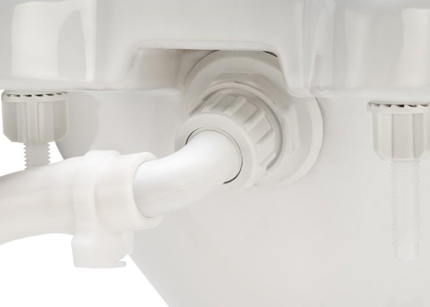 Купить Электрический туалет Johnson Pump Aqua-T Standard Electric Compact 80-47435-01 12В 430x345x390мм с центробежным насосом-мацератором белый 7ft.ru в интернет магазине Семь Футов