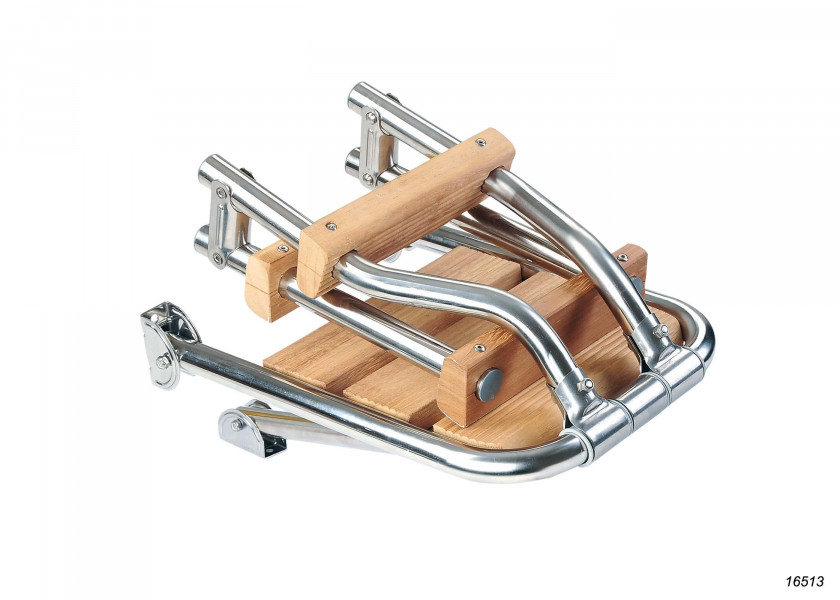Купить Transom Platform, stainless steel / teak with foldable ladder 16513-bvs 7ft.ru в интернет магазине Семь Футов