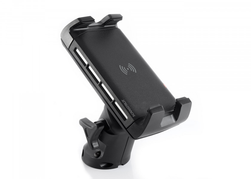 Купить Держатель с беспроводной зарядкой Scanstrut ROKK Edge SC-CW-05F 12/24В 10Вт IPX6 поворотный для смартфонов черный 7ft.ru в интернет магазине Семь Футов
