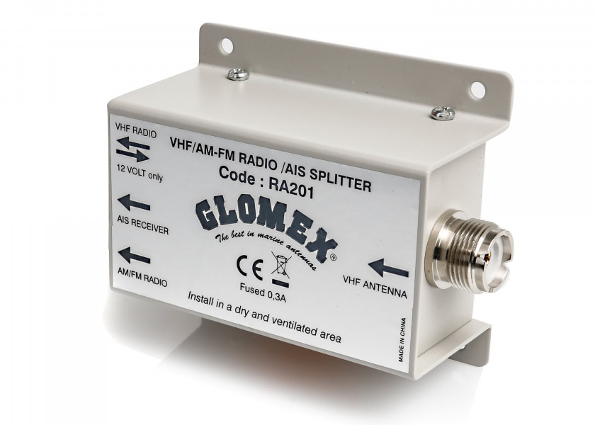 Купить Сплиттер Glomex RA201 для подключения VHF/AIS/AM-FM к VHF антенне, Osculati 29.448.00 7ft.ru в интернет магазине Семь Футов