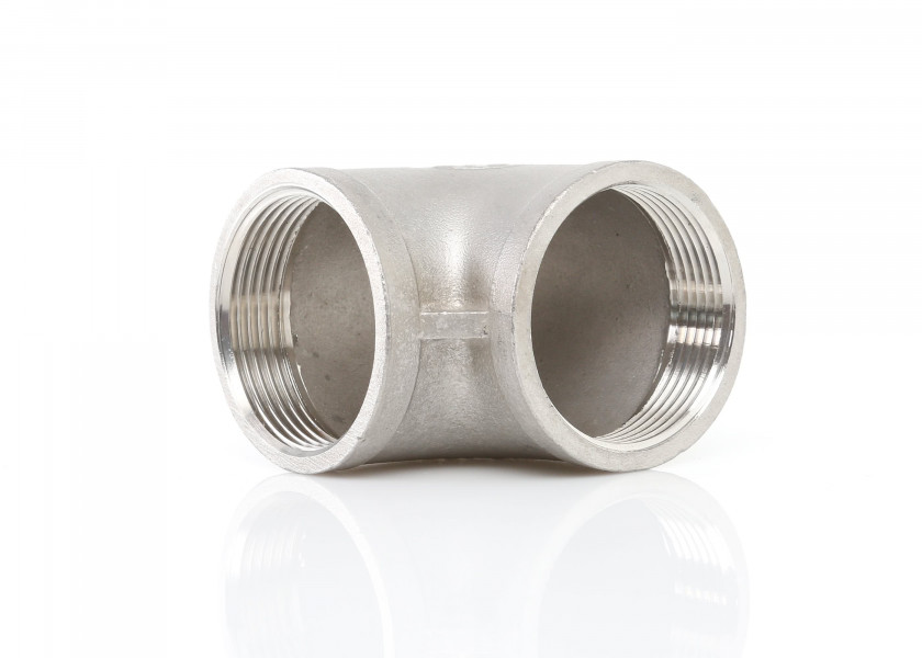 Купить Pipe elbow / female thread-female thread / 90° / stainless steel 34439-bvs 7ft.ru в интернет магазине Семь Футов