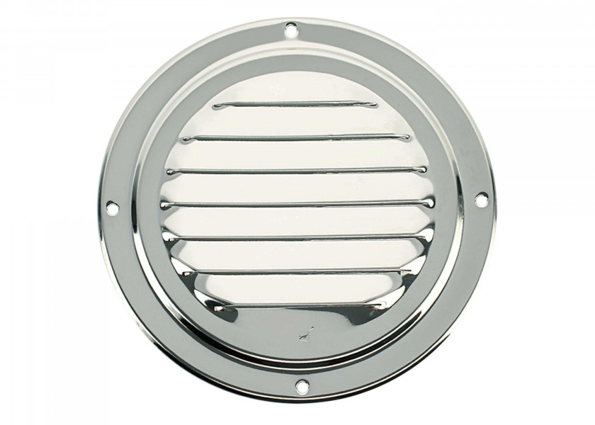 Купить Решётка вентиляционная круглая Roca 481430 Ø127мм из электрополированной нержавеющей стали AISI304 7ft.ru в интернет магазине Семь Футов