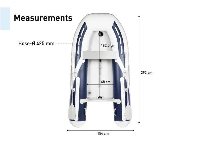 Купить SEATEC Яхт-тендер AEROSTAR 290 / с воздушным полом / 4 человека / 2,92 м / макс. 8 л.с. 7ft.ru в интернет магазине Семь Футов