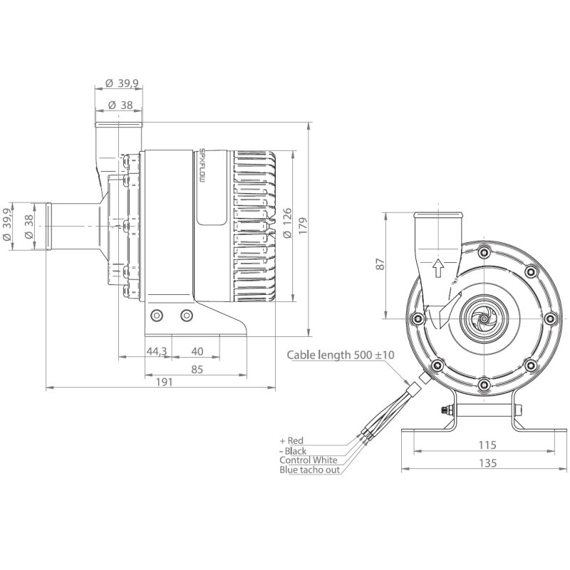 Купить Johnson Pump 10-13577-02 Циркуляционный насос CM100HP AL-1BL, DIA 38 мм, 24 В 7ft.ru в интернет магазине Семь Футов