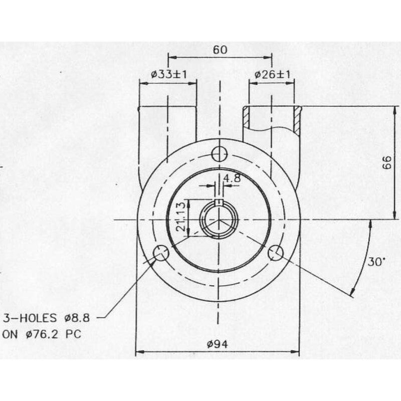 Купить Jabsco 29600-1001 Бронзовый насос, фланцевого монтажа, размер 080, 32 мм (1-1/4") порты для шланга, 1/1, NEO 7ft.ru в интернет магазине Семь Футов