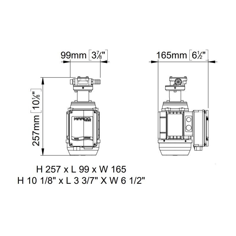 Купить MARCO 1640231C UP3/OIL-AC Шестеренчатый насос, 5 л/мин, FKM, 4 бар, 230 В 7ft.ru в интернет магазине Семь Футов