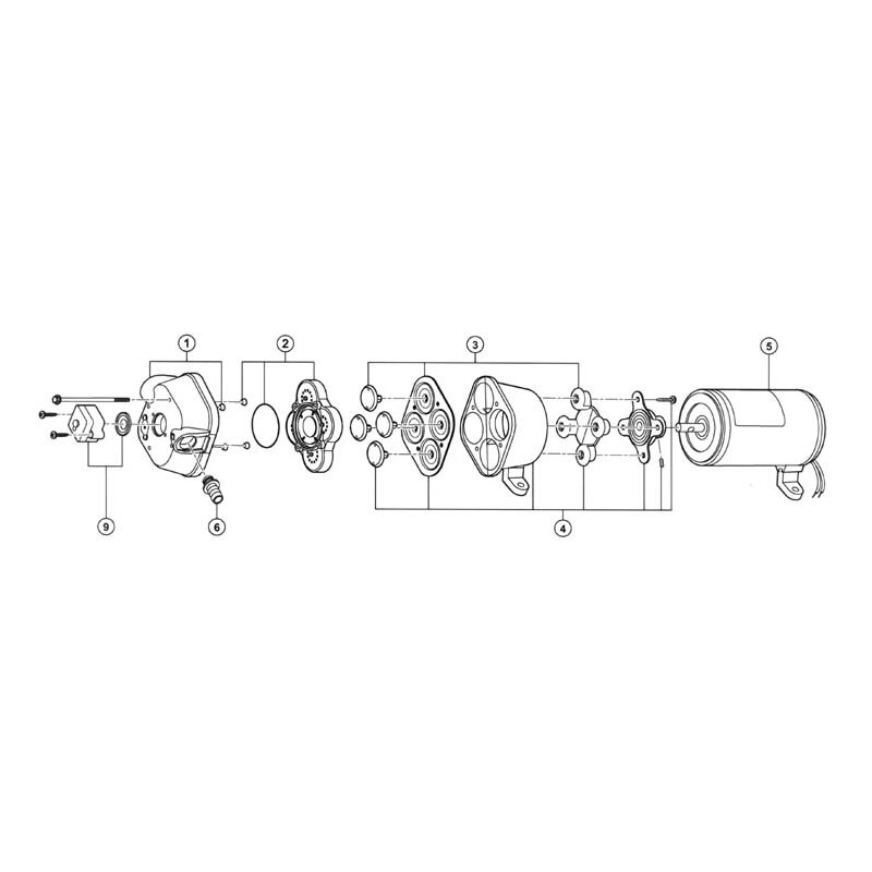 Купить Flojet R4105501A Quad series diaphragm pump, 13LPM, G/B, bar, 12V 7ft.ru в интернет магазине Семь Футов