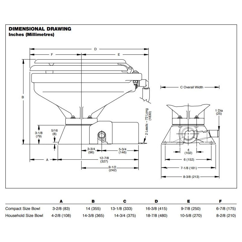 Купить Jabsco 37045-3094 Quiet Flush Electric Toilet with Solenoid Valve, Compact bowl size (new), 24V 7ft.ru в интернет магазине Семь Футов