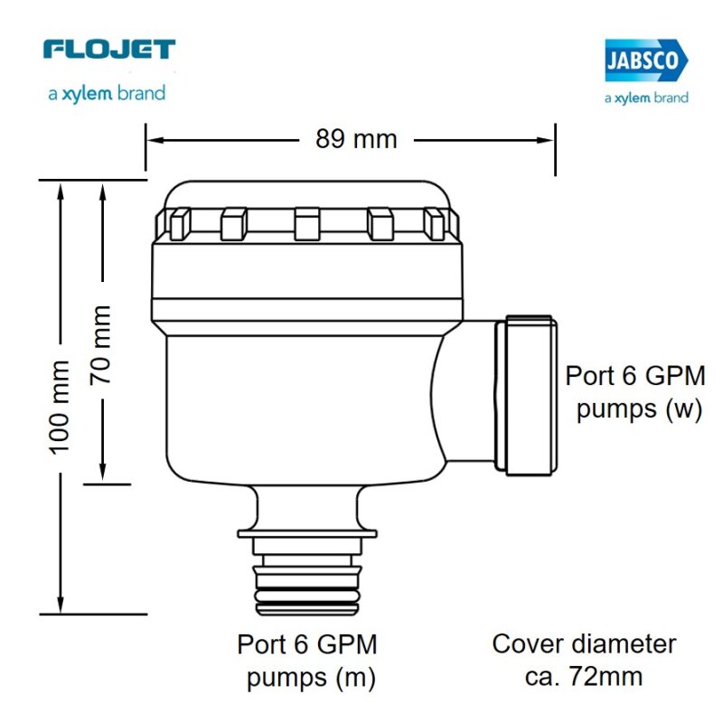 Купить Jabsco 46400-0711 Насосный фильтр Pumpgard, 40 MESH (тонкий фильтр), штекерное соединение для насоса (м) x штекерное соединение (ж), 90° 7ft.ru в интернет магазине Семь Футов