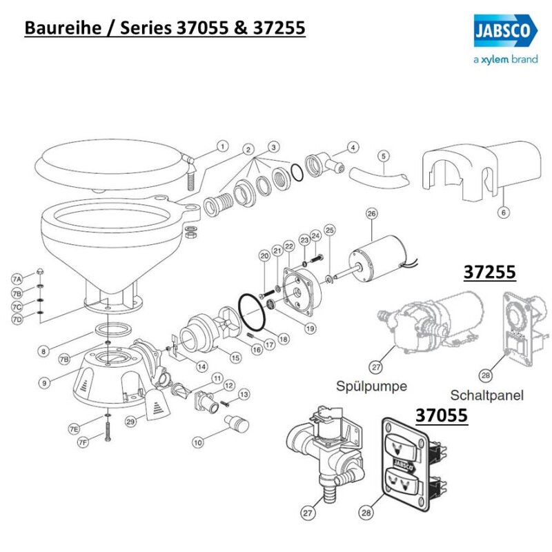 Купить Jabsco 91027-0011 Винт (комплект из 4 шт.) 7ft.ru в интернет магазине Семь Футов