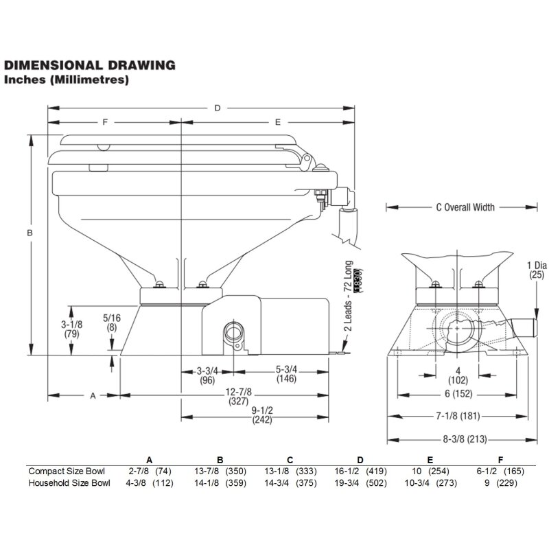 Купить Jabsco 37245-0094 Quiet Flush Electric Toilet Fresh water flush, Compact bowl size, 24V 7ft.ru в интернет магазине Семь Футов