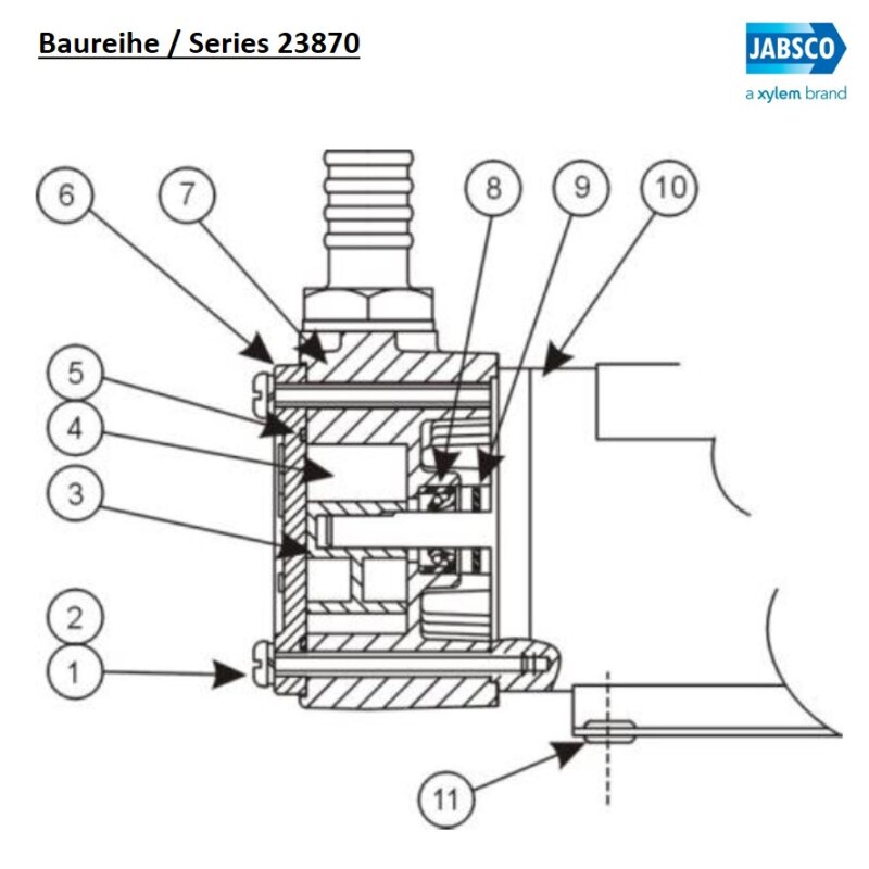 Купить Jabsco 23874-2050 Body 7ft.ru в интернет магазине Семь Футов