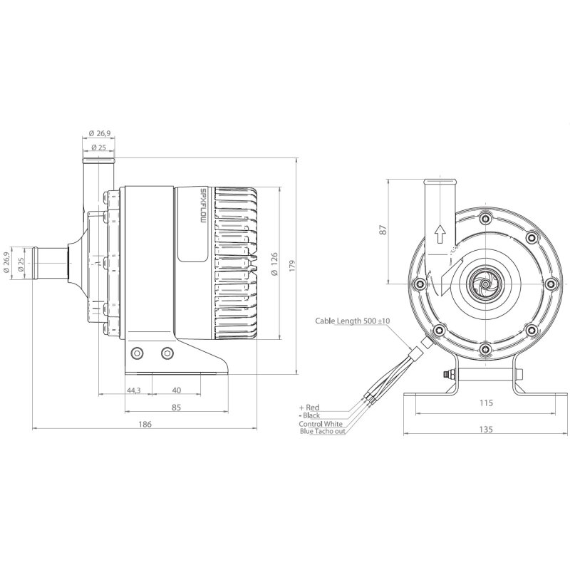 Купить Johnson Pump 10-13576-02 Циркуляционный насос CM100HP AL-1BL, DIA 25 мм, 24 В 7ft.ru в интернет магазине Семь Футов