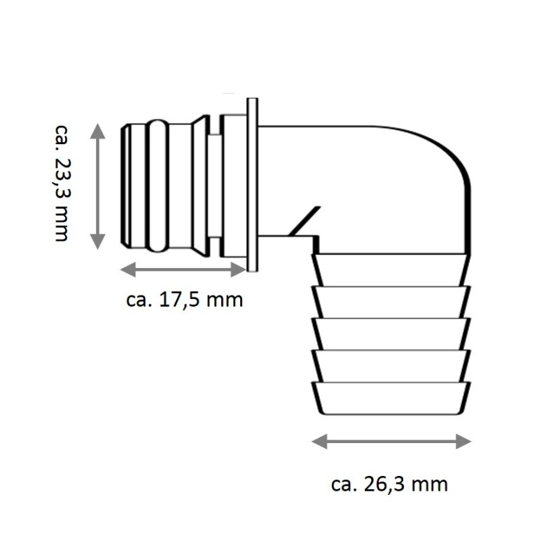 Купить Flojet 20381711 Pentaflex/6000 Series Port Kit (2 шт.), порт с защелкой x 25 мм (1") шланговый штуцер, колено 90°, уплотнительное кольцо EPDM 7ft.ru в интернет магазине Семь Футов