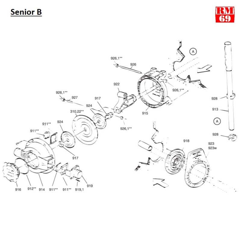 Купить RM69 RM914 Крышка насоса для трюмного насоса Senior & Electric Bilge/Waste Pump, черный 7ft.ru в интернет магазине Семь Футов