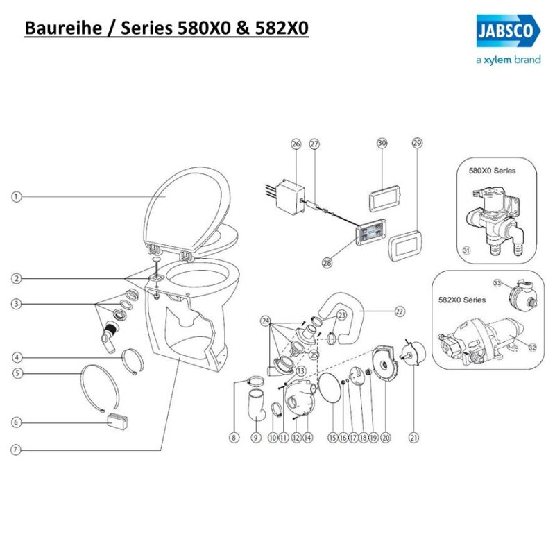 Купить Jabsco 37038-1024 Соленоидный клапан и сифонный прерыватель, 24 Вольт 7ft.ru в интернет магазине Семь Футов