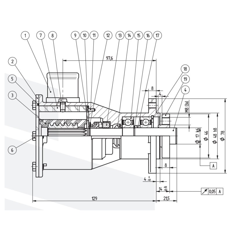 Купить Johnson Pump 10-24637-11 Bronze Impeller Pump F7B-9, фланцевое крепление, 32 мм (1-1/4") порты для шланга, 1/1, MC97 7ft.ru в интернет магазине Семь Футов