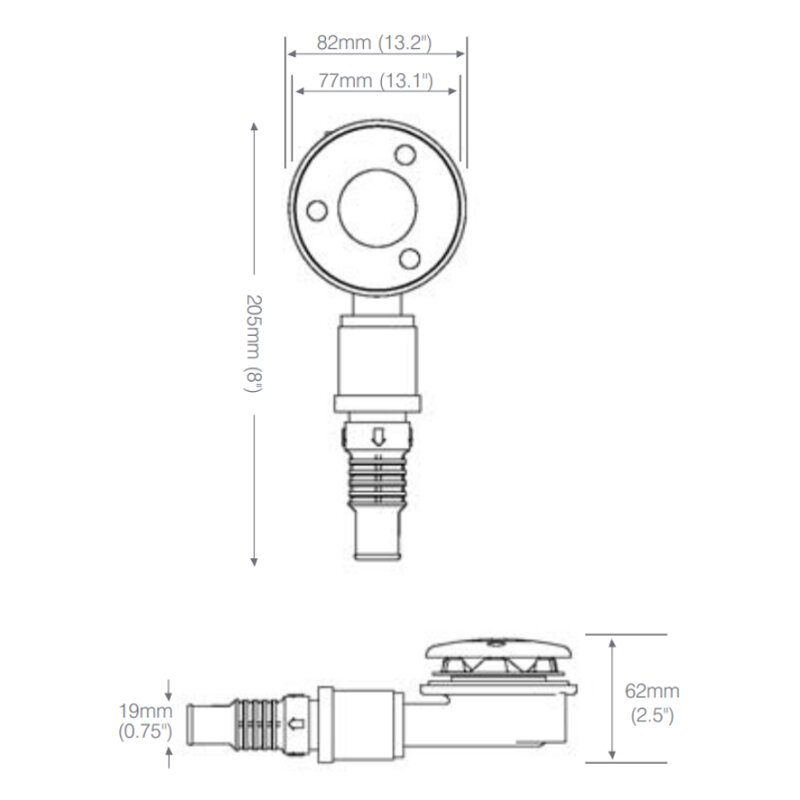 Купить Whale SG8284 Gulley IC комплект для серой воды с односторонним входом 12В 19л/мин 7ft.ru в интернет магазине Семь Футов