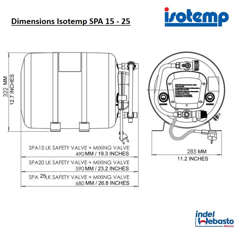 Купить Isotemp 6P2031SPA0100 Spa 20 Водонагреватель 230В/750Вт 7ft.ru в интернет магазине Семь Футов