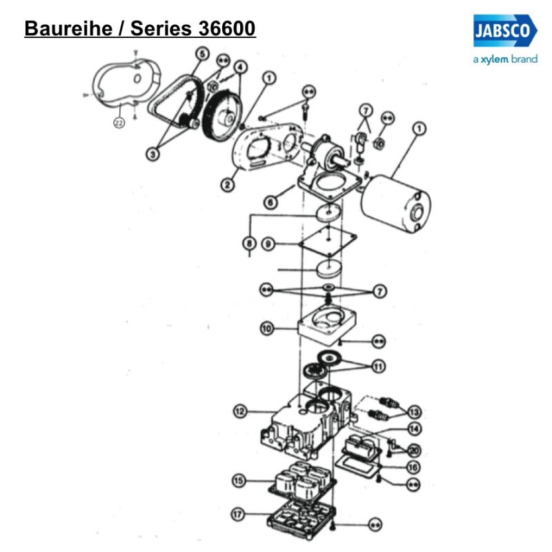 Купить Jabsco 30016-0000 Диафрагма 7ft.ru в интернет магазине Семь Футов