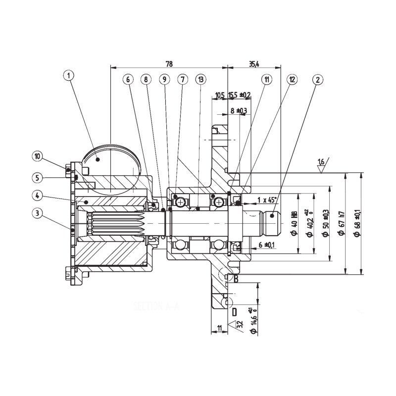 Купить Johnson Pump 10-24515-11 Bronze Impeller Pump F6B-9 flange-mounted, 38mm hose ports, MC97 7ft.ru в интернет магазине Семь Футов