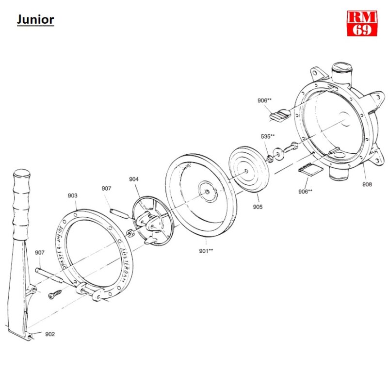Купить Мембранный диск RM69 RM905 для трюмного насоса Junior 7ft.ru в интернет магазине Семь Футов