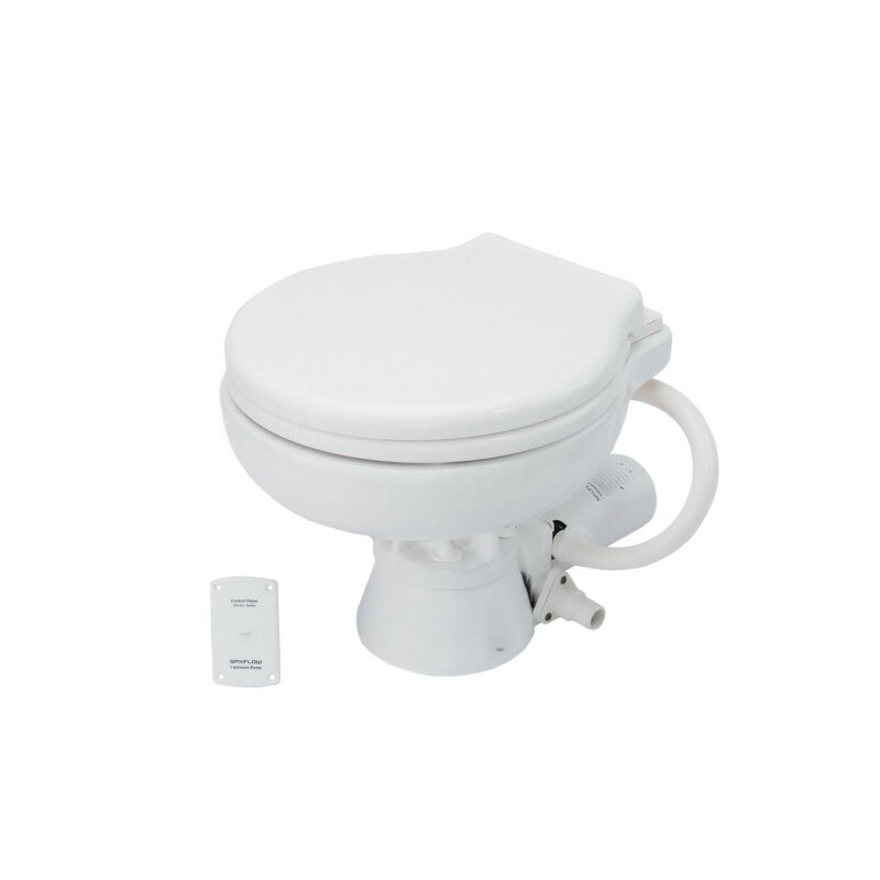 Купить Johnson Pump 80-47626-01 AquaT Standard Electric Toilet - Super Compact, 12V 7ft.ru в интернет магазине Семь Футов