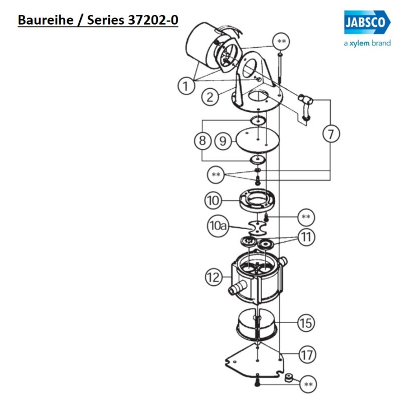 Купить Jabsco 37179-0000 Демпфер пульсации (37202/05/15) 7ft.ru в интернет магазине Семь Футов