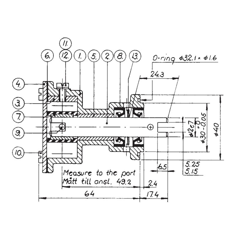 Купить Johnson Pump 10-35118-1 Bronze Impeller Pump F35B-9, flange-mounted, R 3/8" BSP, 1/1, MC97 7ft.ru в интернет магазине Семь Футов